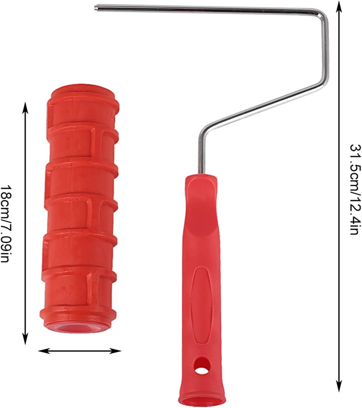 Paint Rolle-7 Inch Multifunctional Wall Decorative Paint Roller Corner Brush Handle Tool DIY Household Easy to Operate Painting Brushes Kit