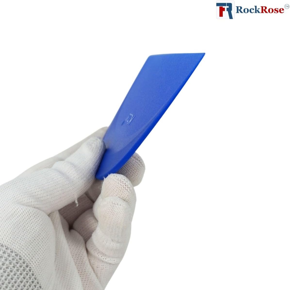 RockRose 4-Pack Small Plastic Auto Tint Scraper Car Wash Squeegee Auto Vinyl Wrapping, Auto Tint, Film Installation, Glass, Mirror, Shower Cleaning, Car Wash Squeegee image 5