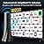 2025 TV Antenna for Smart TV and Old TV, 1900+ Miles Range HD Digital TV Antenna Indoor with 360° Signal Strongest Booster, Supports Local Channels 1080P 4K Reception 16.41FT Long Cable
