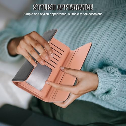 Pu Leather Trifold Wallet for Women Long Clutch with Multiple Card Slots Stylish and Durable Design for Organizing Cash and Essentials4