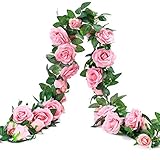 HIGHLIGHTS: Perfekte Kombination von hellen Farben. Es ist ein Symbol für Reinheit. Die Blumenreben werden überall dort zum heißen Thema, wo Sie dekorieren. Verschwenden Sie keine Zeit damit, sich darum zu kümmern, und es wird für immer frisch und schön sein helle Farbe, es wird so sehr zu Ihnen passen. Diese zarte kleine Rose repräsentiert Ihr Streben nach exquisitem Geschmack und Eleganz.