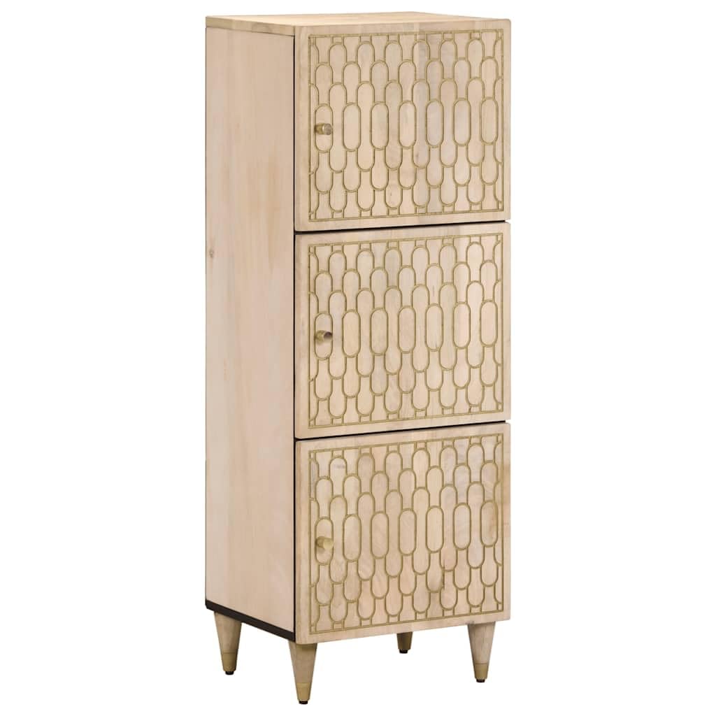 Mobiletto alto, 40 x 33 x 110 cm, in legno massiccio di mango