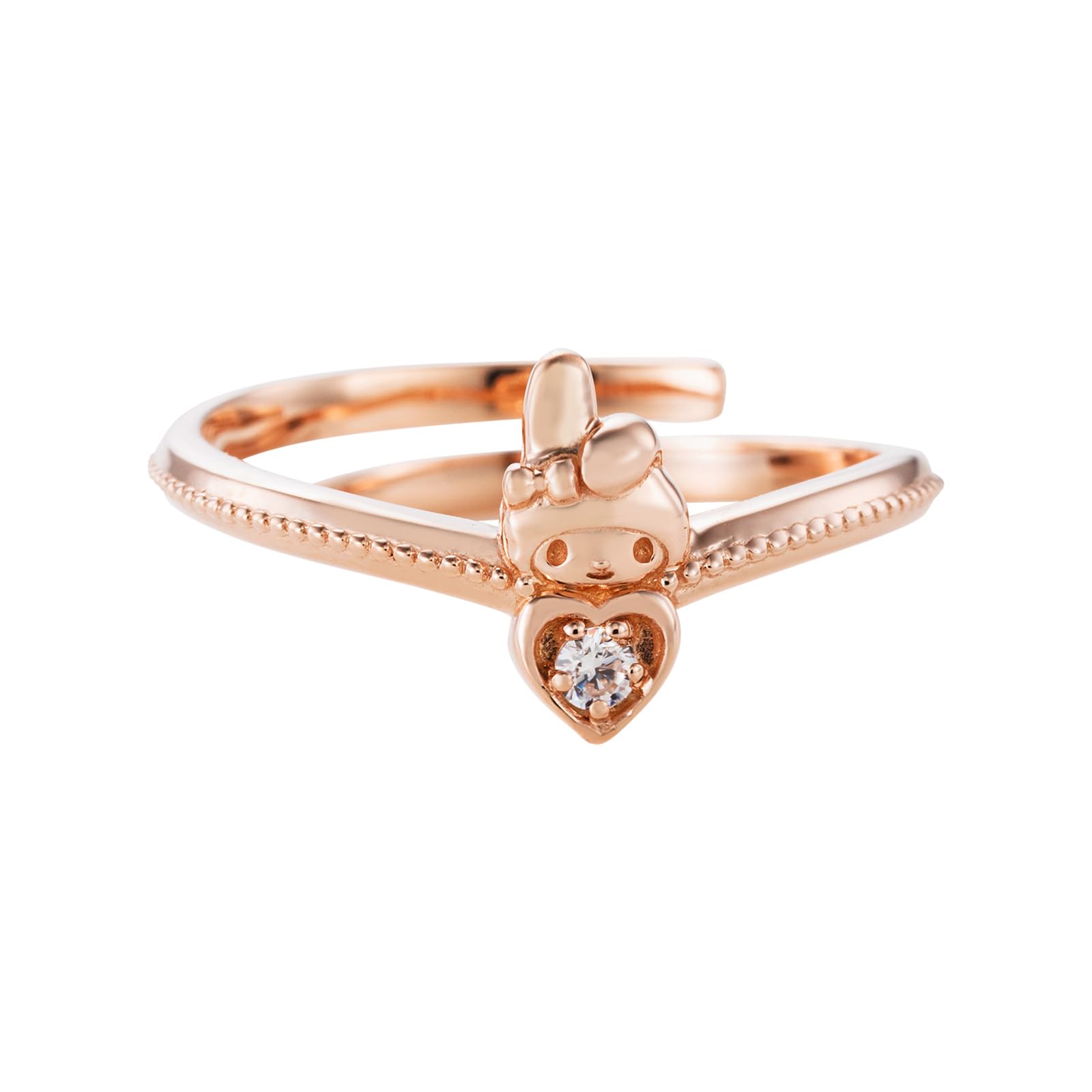 Amazon | [ホワイトクローバー] マイメロディ 指輪 フリーリング 7～19