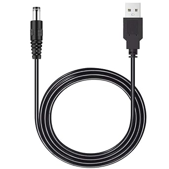 بودا الكلب بارك طوق شحن الحبل ، DC5.5 كابل شحن USB متوافق مع DogRook Authen PETEDU طوق التدريب مكافحة النباح