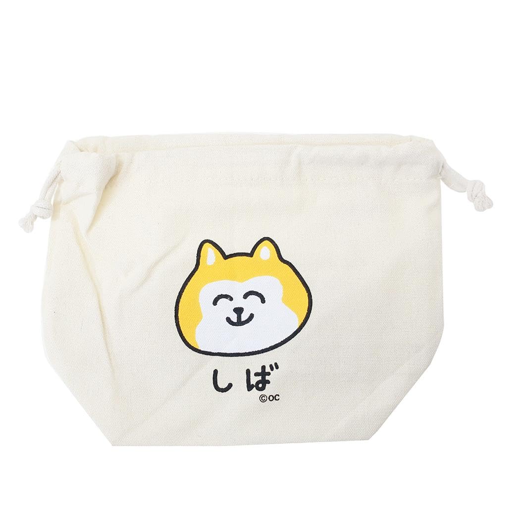 Amazon | おえかきさんシリーズ[巾着袋]マチ付きキンチャク/しばいぬ