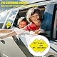 TRKETK 3 Stück Baby on Board Schild für Auto mit Saugnäpfen, 12,7 x 12,7 cm, Sicherheit, wasserdicht, Baby an Bord, Autozubehör, Schild, wiederverwendbar, Kinder an Bord, Autoaufkleber, Warnung