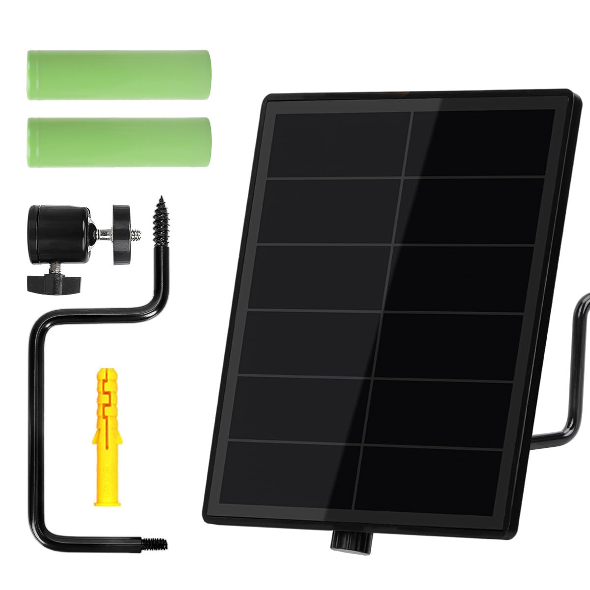D5 - Mini pannello solare 3 in 1, 5 W, batteria da 5200 mAh con uscita DC5521 3,7 V per dispositivo IoT LoRa Node