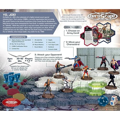 G.I. Joe Heroscape Rumble at The Rift Battle Box miniatura 2