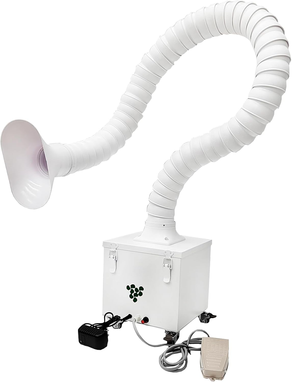 Solder Fume Extractor Small Welding Extractor Mobile Welding Smoke Absorber with 3 Stage Filters for Soldering Laser Engraving Marking