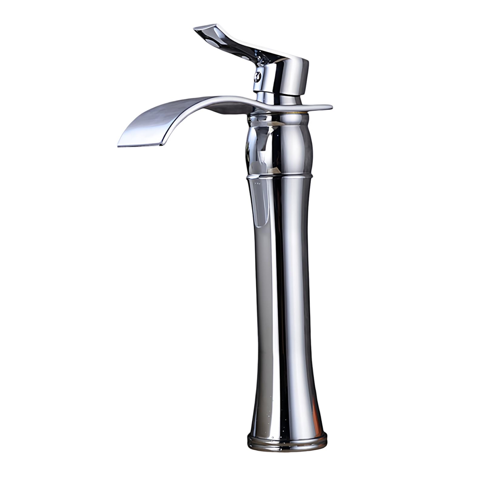 JRUIA Gold Waterfall Bathroom Faucet, Basin Faucet, Hot And Cold Water Supply, for Installation in A Countertop Basin,F