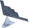 B-2A Spirit Die-cast Airplanes - 1/200 Scale Stealth Bomber Models Gift for Collector, Aviation Enthusiast - Premium Collectible with Display Stand Upgrade