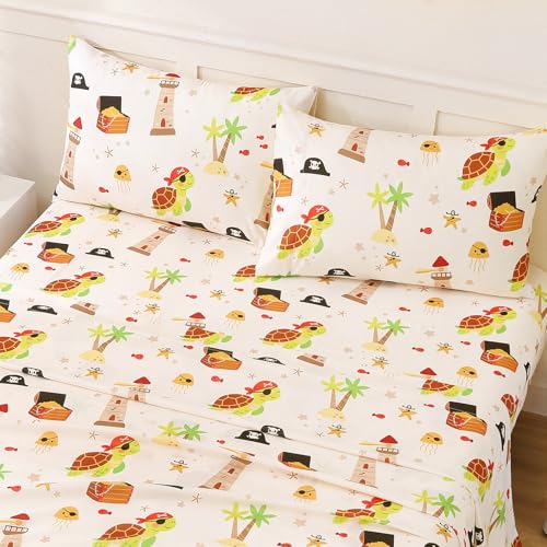 ChicView Twin Size Kids Sheets Set, 3 Pieces Bed Sheet Sets for Children - image 1