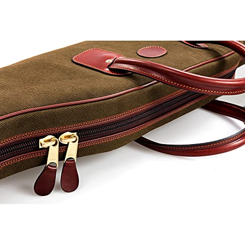 Handmade | Green-Brown Colour | Shotgun Case | Rifle Case | Rifle Bag | Shotgun Bag | Wax Camvas | Hunting | Personalization (40 In, Brown) #TOP2