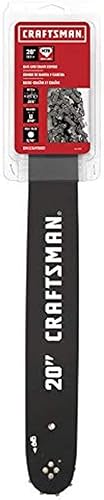 CRAFTSMAN CMXGZAM700121 Juego de cadena y barra de motosierra de repuesto, se adapta a varios Husqvarna, John Deere y otros modelos superiores, 20
