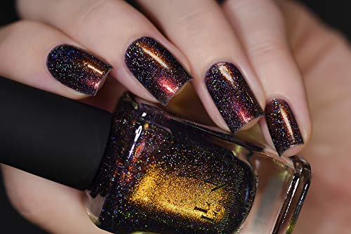 Image of ILNP Rock Bottom - Blue-Brown Holographic Nail Polish