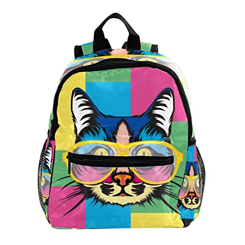 Sac à dos pour garçons et filles marron de 30,5 cm multicolore 6