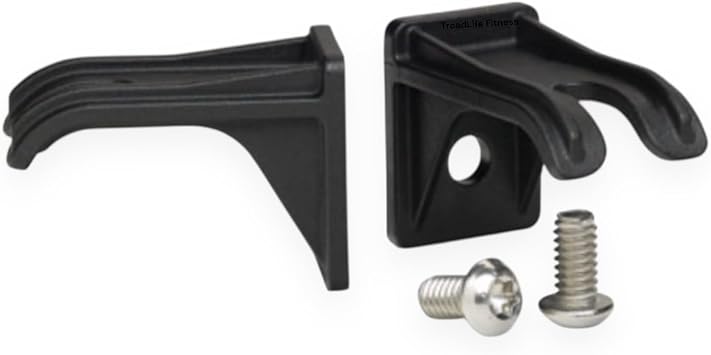 TreadLife Fitness Skier Handle Hooks Kit 2802 Pair w/Hardware - Replacement for Concept2 SkiErg