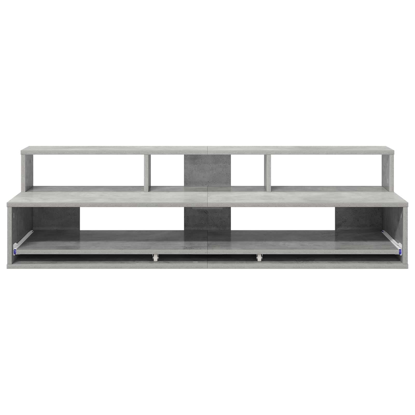 vidaXL Studio - Scrivania in legno duro, 152 x 42,5 x 36 cm, in legno ingegnerizzato, scrivania moderna e funzionale per la musica, mobile con tastiera in legno, arredamento minimalista
