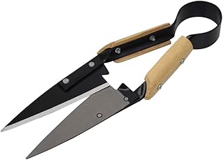 Hand shears for sheep shearing, Single Bow Heavy Duty Onion/Sheep Shear for alpaca, pet horse dog shearing, 6.1-Inch Carbon Steel Blade, 12.5-Inch Long