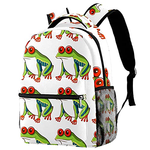 Sac à dos d'écolier ergonomique violet imprimé animal multicolore