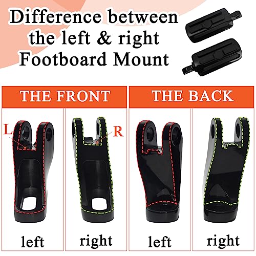 Fovplue HD-0001-B-02 Passenger Mini Footboard, Passenger Footpegs W/Mount Kit thumb #4