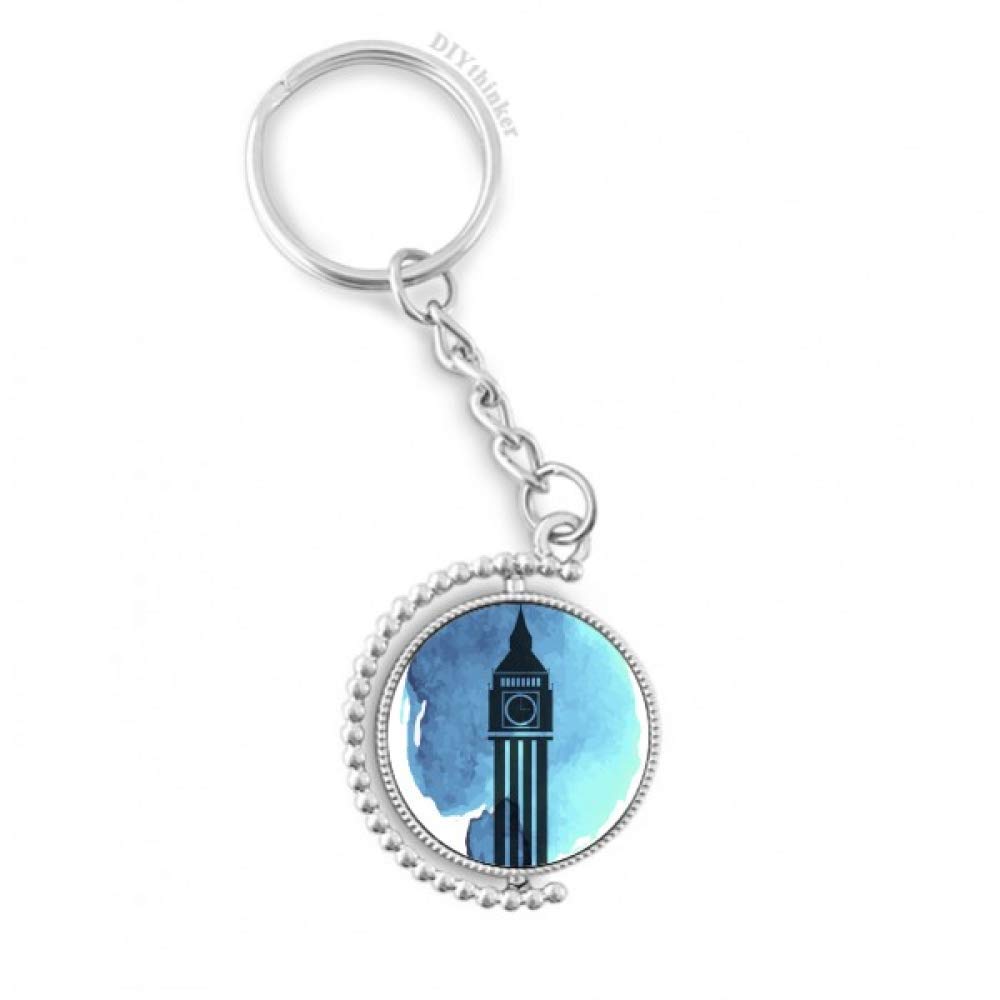 Key ring Big Ben rotatif multicolore compact - 4