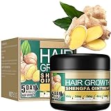 ZXCVB Ginagen Hair Regrowth Ginger Extract Cream, Ginger Oil Hair Growth Cream 8-Week at-Home Treatm