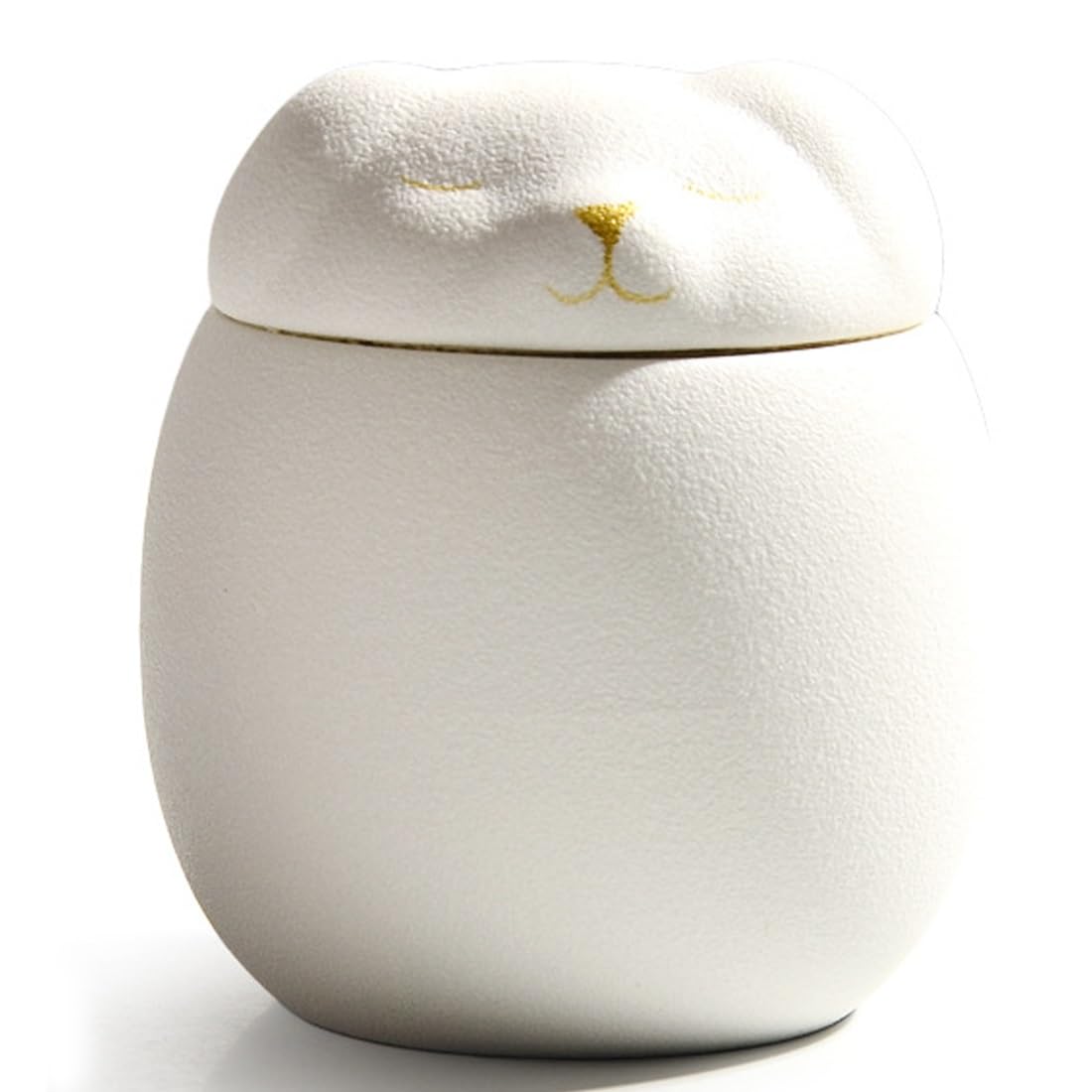 pet ashes urn, Pet Urns For Ashes Ceramic, Urn Cremation, 500ml Memorial Keepsake(Dog White)