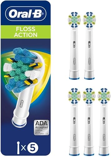 Oral-B Floss Action - Cabezales de repuesto para cepillo de dientes eléctrico 5 ct Oral-B Floss Action - Cabezales de repuesto para cepillo de dientes eléctrico 5 ct