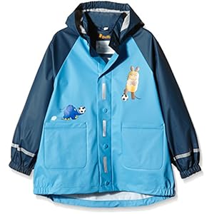 Playshoes Regen-Mantel Maus & Elefant Fußball jongens regenjas