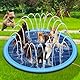 Hundepool Planschbecken mit Sprinkler, Hundepool fur Große Hunde 170cm, Sprinkler Matte Hund, Hundeplanschbecken, Swimmingpool Haustier, Planschbecken für Hunde, Wasserspielmatte für Haustiere
