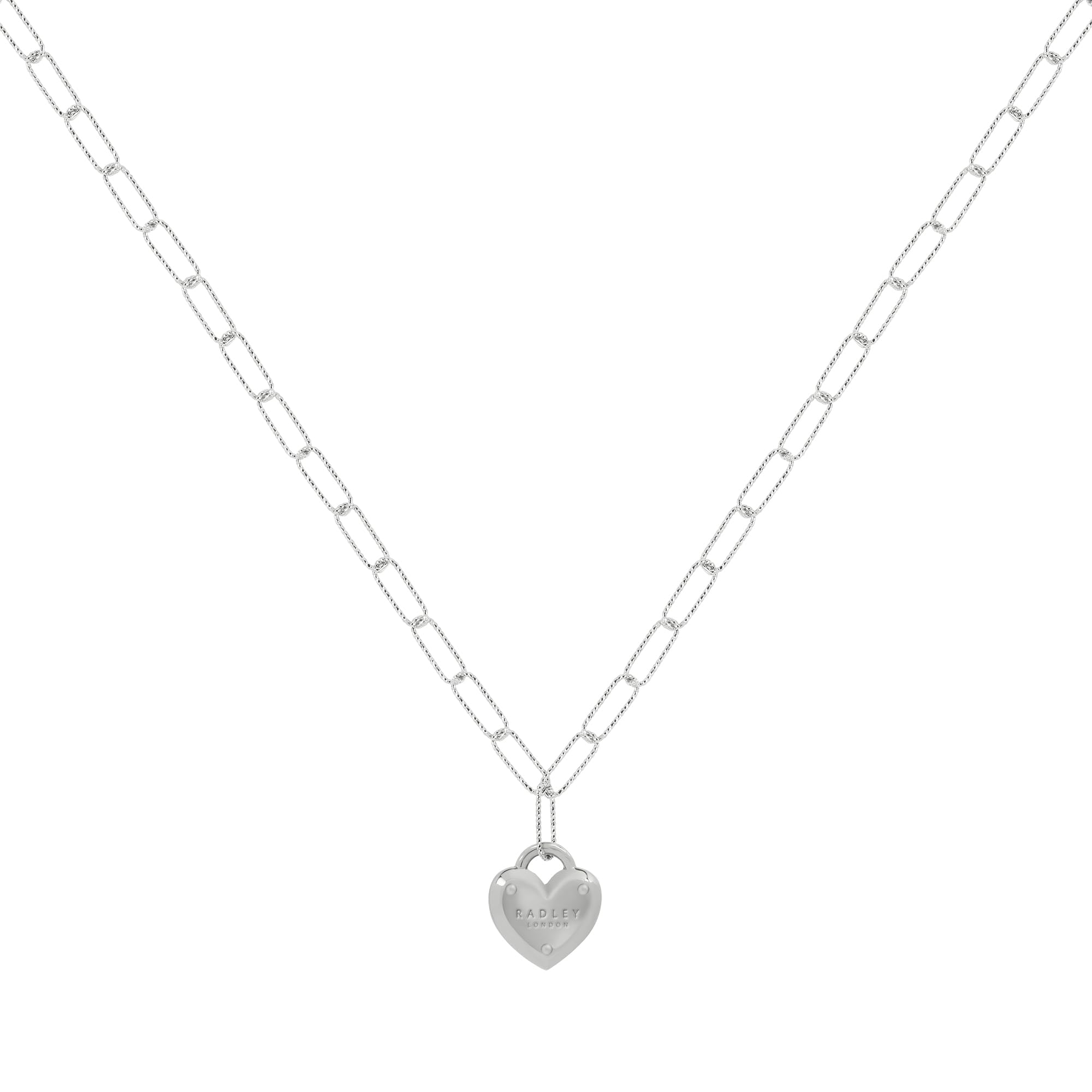 Collier cœur Radley femme pendentif argenté chaîne ajustable - 6