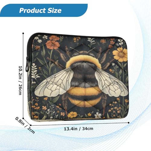 Funda para Laptop 15-16 pulg. Impermeable flores miniatura 3