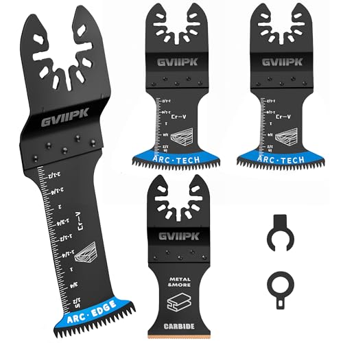 Oscillating Saw Blades,Premium Carbide Multitool Blades Quick Release for Hard Material,Arc Edge Japanese Saw Blade Precise Cutting for Wood Fit Dewalt Makita Bosch Fein Ryobi Rockwell Milwaukee