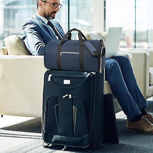 Foldable Garment Bag - Convertible Travel Garment Bag, Nylon Garment Bag With Shoulder Strap | Carry Garment Duffle Bags, Multifunctional Garment Bag, Lightweight Bag For Business Trip4
