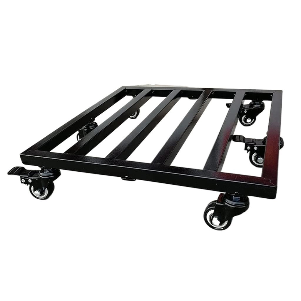 Chariot de pot de fleurs d'intérieur avec roulettes fluides 40cm