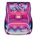 HERLITZ Loop Funky Horse Schulranzen, Rucksack für Kinder, Schulrucksack 17L, Kinderrucksack, Leicht Schultasche für Mädchen, Reflexmaterial, Schnallenverschluss, Ergonomische Form, Rosa Violett