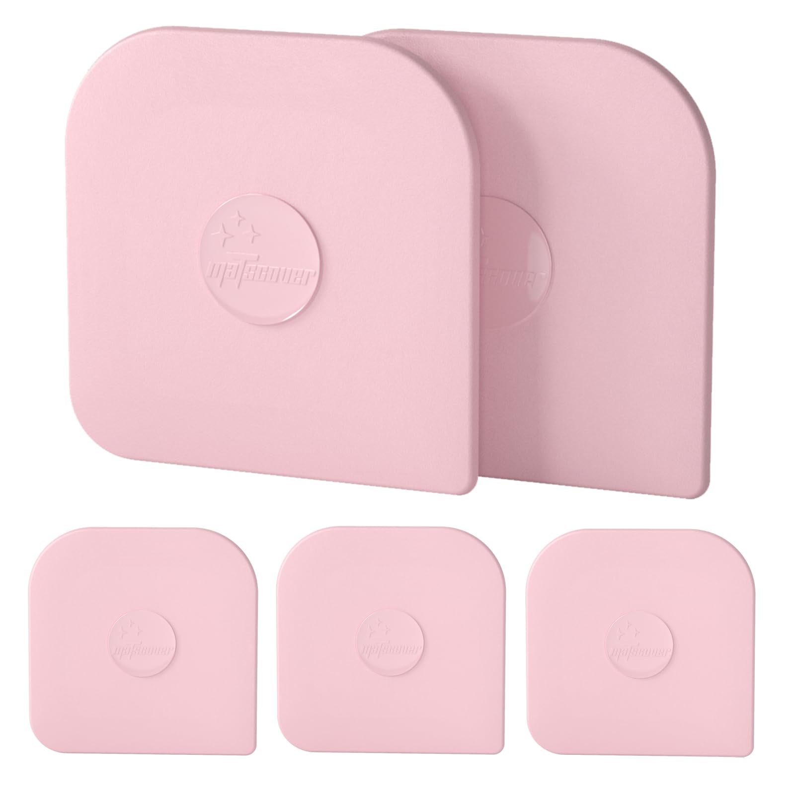 Pan Scraper, 5 Pcs Pot &amp; Dish Scraper Plastic, Sturdy Scraper Kitchen Tool