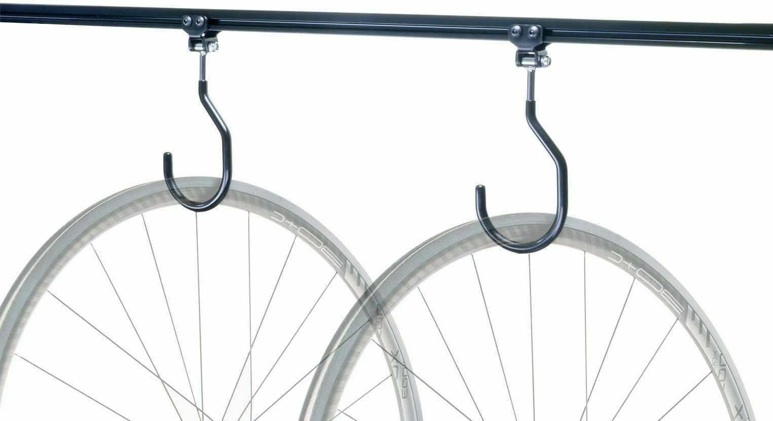 Venzo Ceiling Mounted Bike Storage Slider Hanger Hook