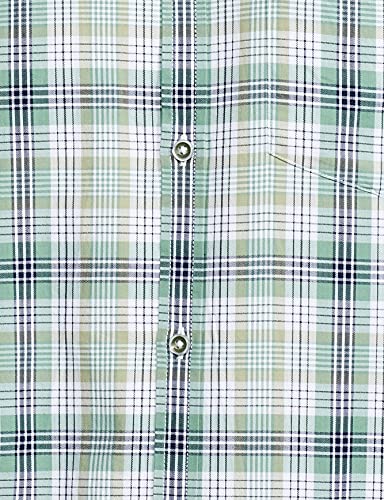Image of Colorplus Men's Pure Cotton Checks Pattern Tailored Fit Spread Collar Full Sleeve Casual Shirt