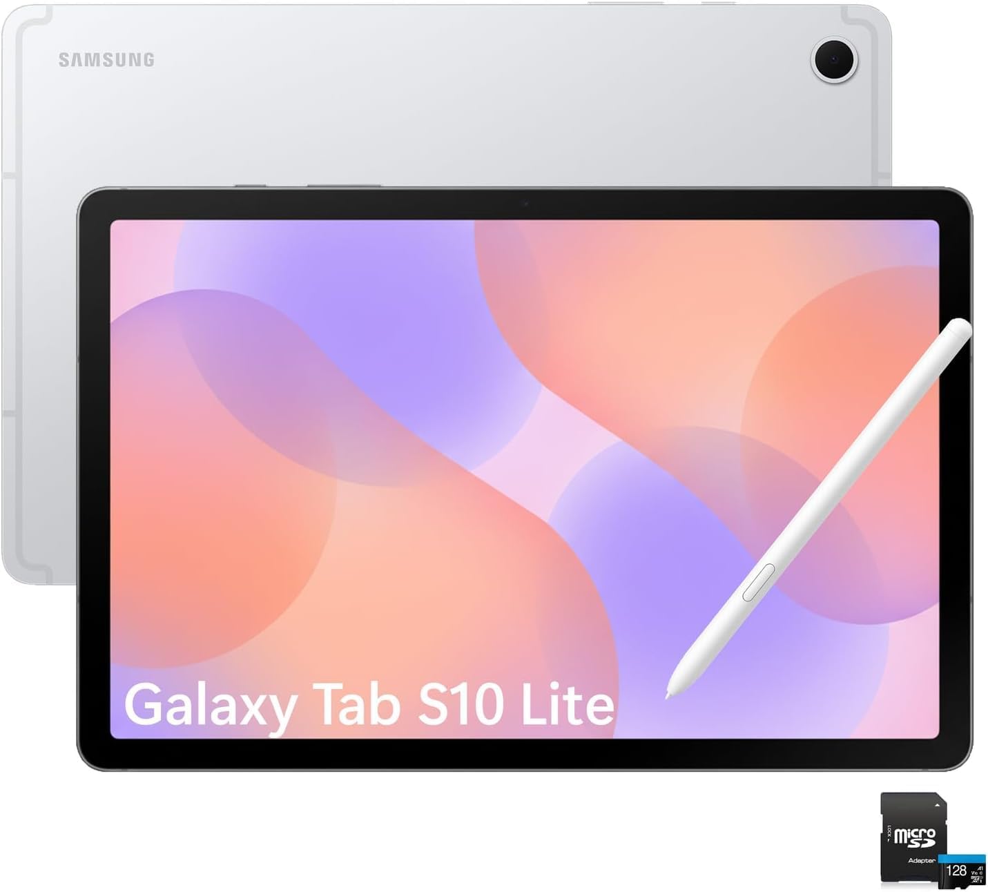 Samsung Galaxy Tab S10 Lite Wi-Fi 128GB (Silver) US Version (Renewed) | 10.9″ Large Display, S Pen Included, Long Battery Life, Smooth Multi-Tasking – Ideal for Work, Study & Entertainment