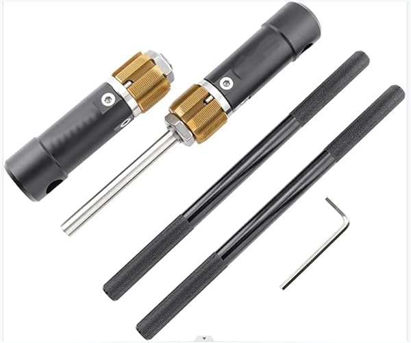 SHAIXIA Bike Bottom Bracket Thread Tapping Tool Set Both Way Hand Tap Set Bottom Bracket Thread Repair Tap BC1.37x24T for Road Mountain DIY Tool