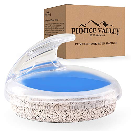 Pumice Stone for Feet - Foot Stone with Handle - Callus Warts Corn