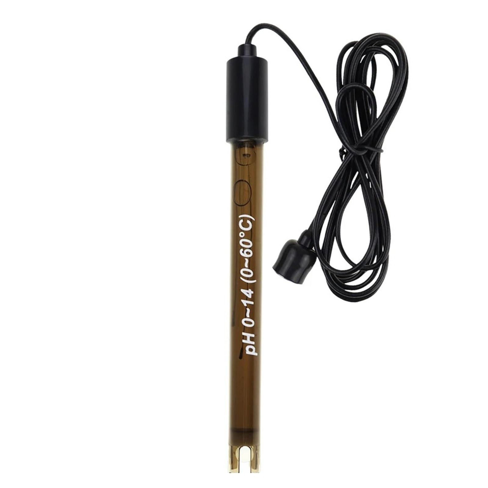 Sonda de pH for piscinas con conector BNC de 50 ohmios, cable de 200 cm, for hidroponía y acuarios. Incluye sonda for medir el pH del agua.,Análisis confiable