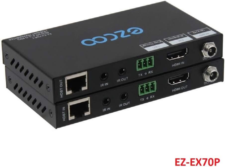 Buу 1 gеt 1 HDBaseT HDMI Extender 4K 60Hz (4:2:0) HDR CEC Bi-Directional IR PoE RS232-230ft 1080P,130ft 4K by Cat5e Cat6 No lag,HDMI Extender Over Cat6 RJ45 HDCP2.2,Firmware Upgrade,Slim Mini EX70P Hоt Dеаlѕ HDBaseT HDMI Extender 4K 60Hz (4:2:0) HDR CEC Bi-Directional IR PoE RS232-230ft 1080P,130ft 4K by Cat5e Cat6 No lag,HDMI Extender Over Cat6 RJ45 HDCP2.2,Firmware Upgrade,Slim Mini EX70P