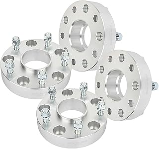 Aintier 4PCS 1.5" 5 Lug Wheel Spacers Adapters 5x5.5 14x1.5 77.8 Compatible with 2005-2010 Dodge Dakota 2004-2009 Dodge Durango 2002-2010 Dodge Ram 1500
