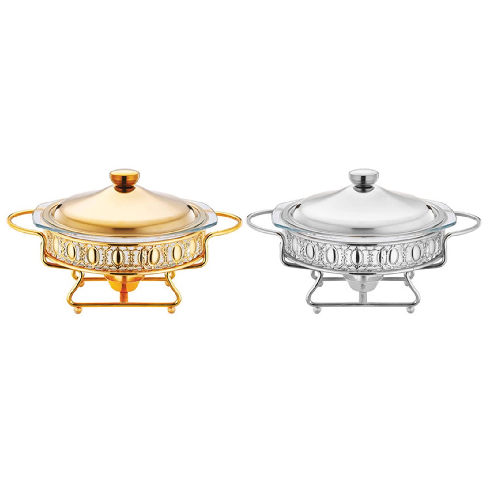 Scaldavivande Scaldavivande Scaldavivande a Buffet Server per Buffet e Scaldini Set di Server per Scaldavivande Professionali Chafer Commerciale per Ristorazione (Riscaldamento) Comodo e Pratico (Co