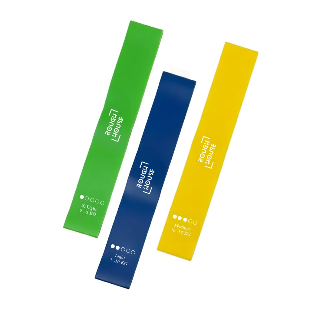 Roughhouse Heavy Mini Loop Resistance Bands Set – High-Resistance Exercise Bands for Glutes, Hips, Legs & Core, Strength T... - Review, Price and Buying Guide