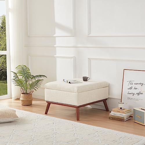 Tbfit 170 Large Ottoman With Storage, 28.3-Inch Mid Century Modern Rectangle Coffee Table thumb #7
