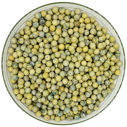WHNKFB 4mm 100PCS Natural Green...